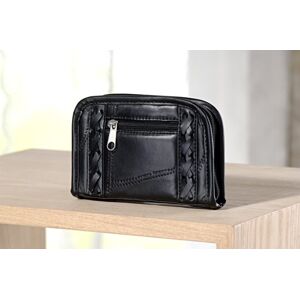 Magnet 3Pagen Kožená peňaženka, čierna 19x11cm