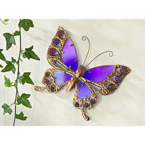 Magnet 3Pagen Dekorácia "Motýľ" purpurová 25cm