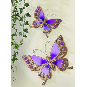 Magnet 3Pagen Dekorácia "Motýľ" purpurová 39cm