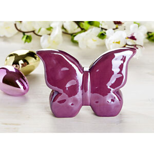 Magnet 3Pagen Dekoratívny motýľ fialová