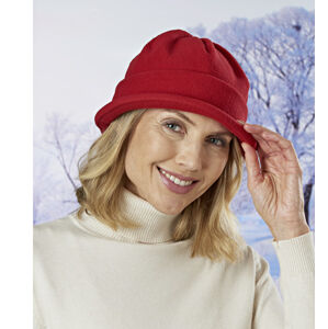 Magnet 3Pagen Fleecový klobúk, bordó červená