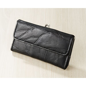 Magnet 3Pagen Patchworková peňaženka čierna