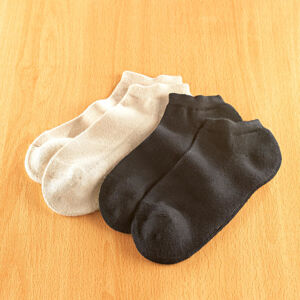 Magnet 3Pagen 2 páry športových ponožiek pre pánov, čierna + béžová čierna-béžová 35/38 dámské