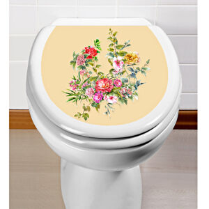Magnet 3Pagen Samolepka na veko WC "Kvety"