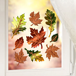 Magnet 3Pagen Obrázky na okno "Jesenné listy"