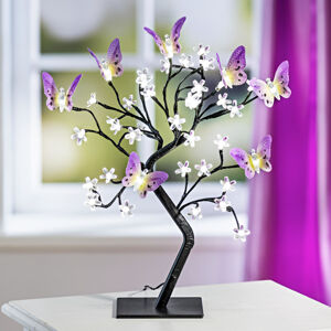 Magnet 3Pagen LED dekoračný strom s motýľmi