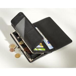 Magnet 3Pagen Trojfarebná dlhá peňaženka čierna/sivá/biela