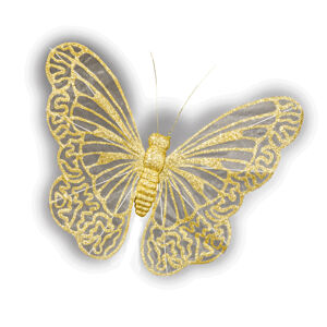 Magnet 3Pagen XL zlatý motýľ