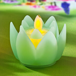 Magnet 3Pagen LED kvet zelená