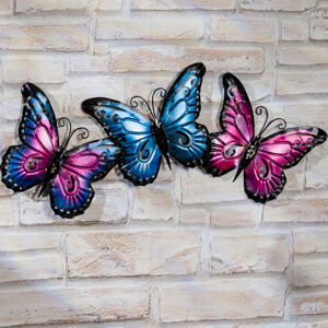 Magnet 3Pagen Závesná dekorácia "Motýle z kovu"