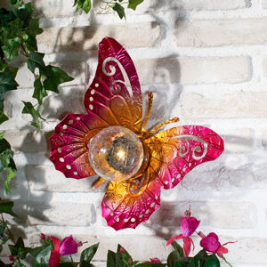 Magnet 3Pagen Solárna dekorácia "Motýľ" ružová