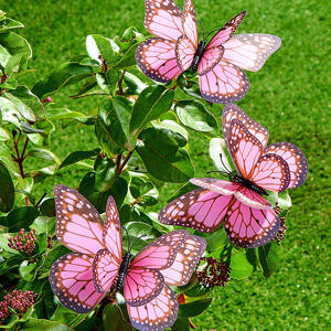 Magnet 3Pagen 3 motýli ružová