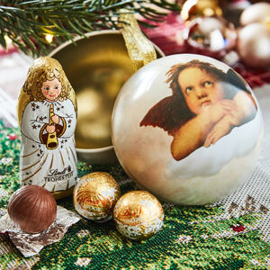 Magnet 3Pagen Vianočná guľa so sladkou náplňou Lindt
