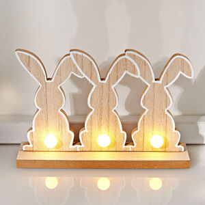 Magnet 3Pagen LED dekorácia "Zajačiky"